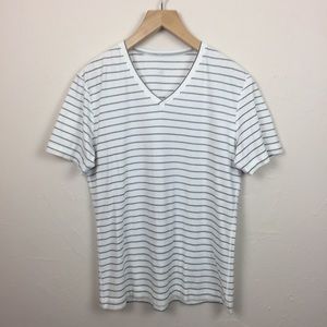 Lululemon V-neck Striped Basic SS Shirt